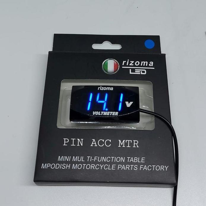 Ready VOLT METER RIZOMA - VOLT METER AKI - PENGUKUR DAYA AKI - VOLT METER 12