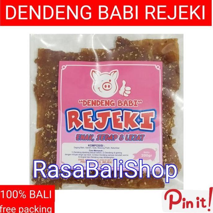 DENDENG BABI REJEKI, DENDENG REJEKI, DENDENG MANIS, DENDENG BABI