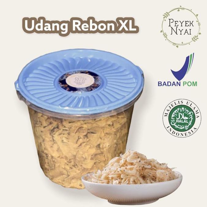 Peyek Nyai - Rempeyek Udang Rebon (Toples 5L) XL