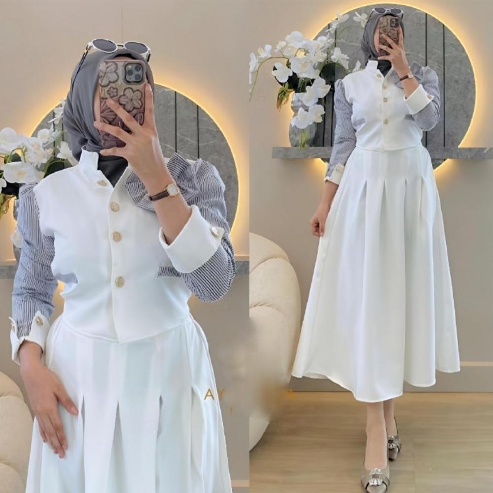 Hana Set Rok / Setelan Muslim / One Set Rok