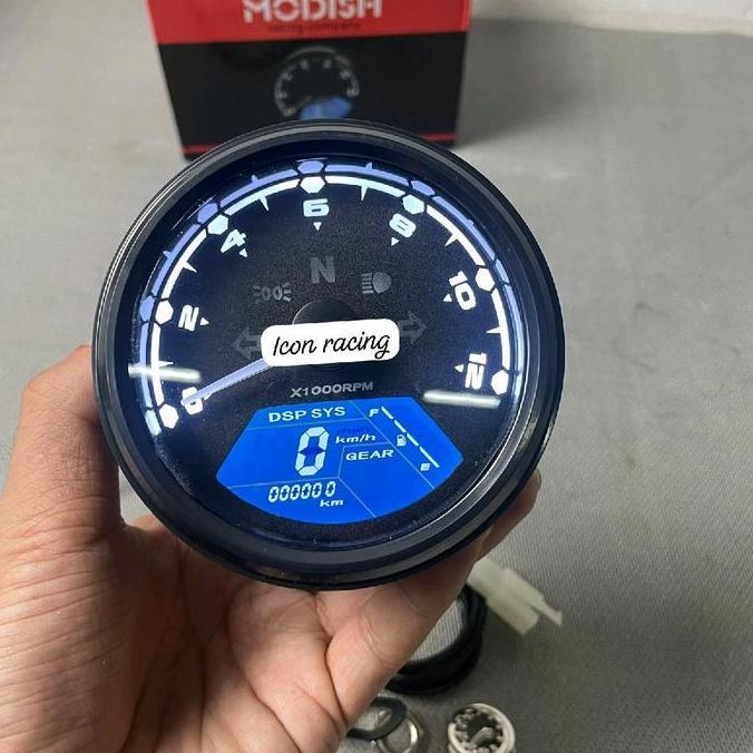 Speedometer Babon Spidometer Digital Babon Plus Sensor Universal Motor