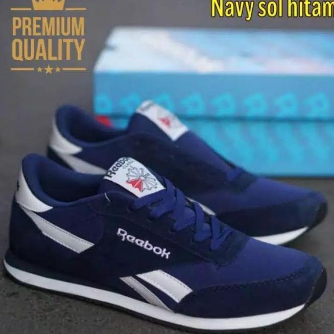 Diskont Model Terbaru Sepatu Reebok Gread Original Olahraga Sekolah Putih Pria