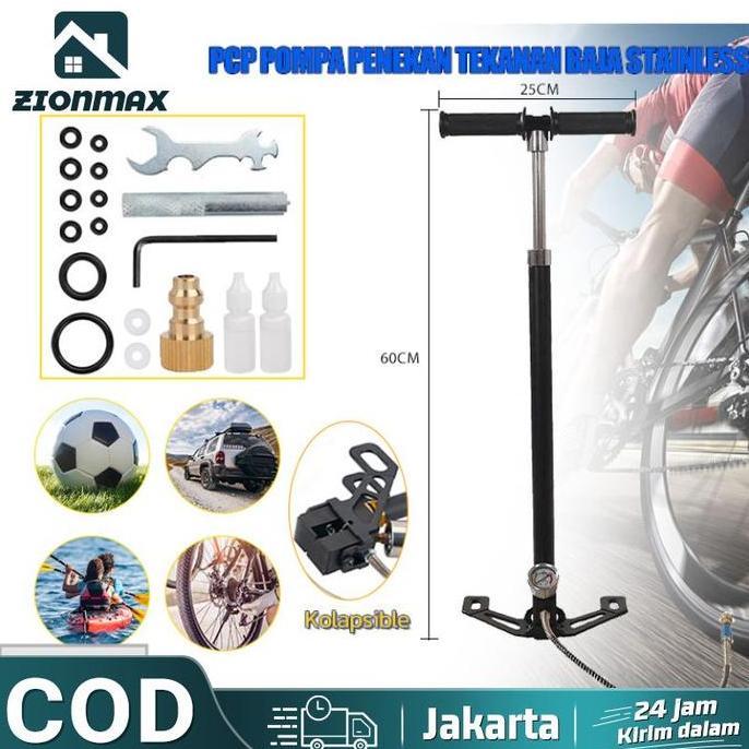 Promo| Pompa Pcp  4 Stage Stainles Steel Manometer 6000 Psi/Pompa Pcp 6000 Psi Promo/Pompa Pcp Murah