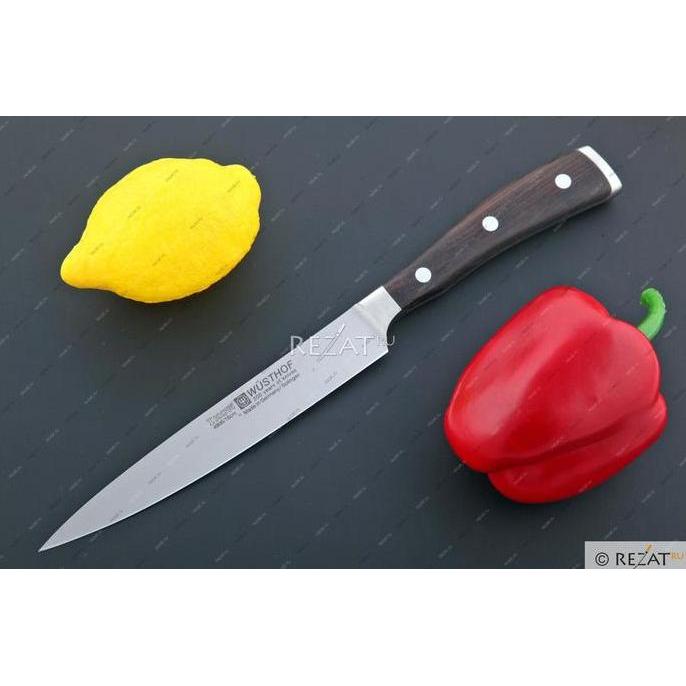 BEBAS ONGKIR - Wusthof Ikon Utility Knife 4906 / 16cm Pisau Solingen Germany Tajam