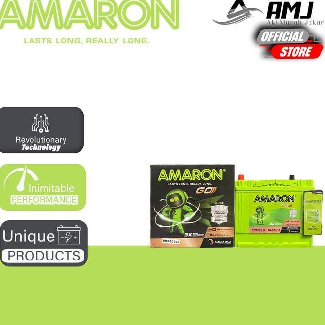 BEBAS ONGKIR - Amaron GO Aki Mobil Hyundai Trajet 55D23L - 60Ah Aki Kering