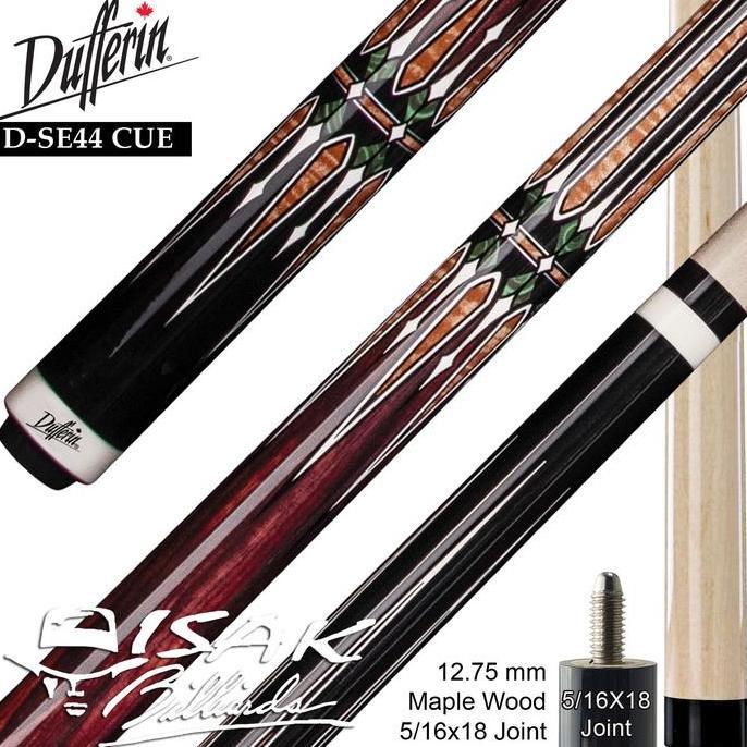 Dufferin D-SE44 Pool Cue - Canada Maple Billiard Stick biliar stik