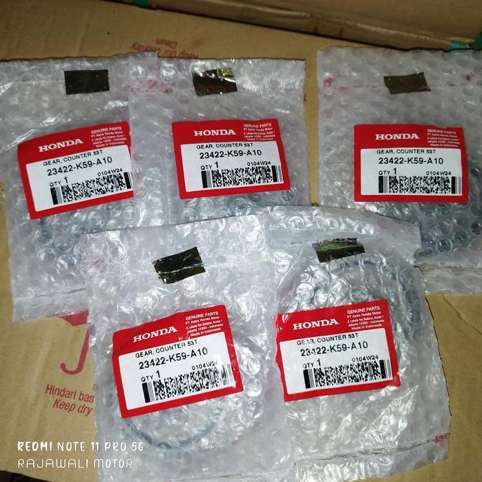 23422-K59-A10 gear rasio / counter 53T vario 125, 150 K59 AHM original