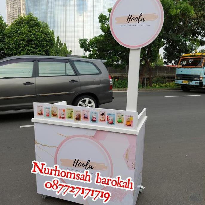 Terlaris Gerobak Jati Belanda /Booth Jati Belanda/Booth Murah