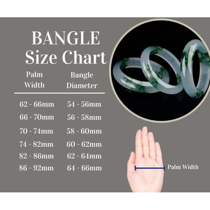 Gelang Bangle Batu Giok Hijau dan Putih Asli China Giok Kesehatan Ori TA