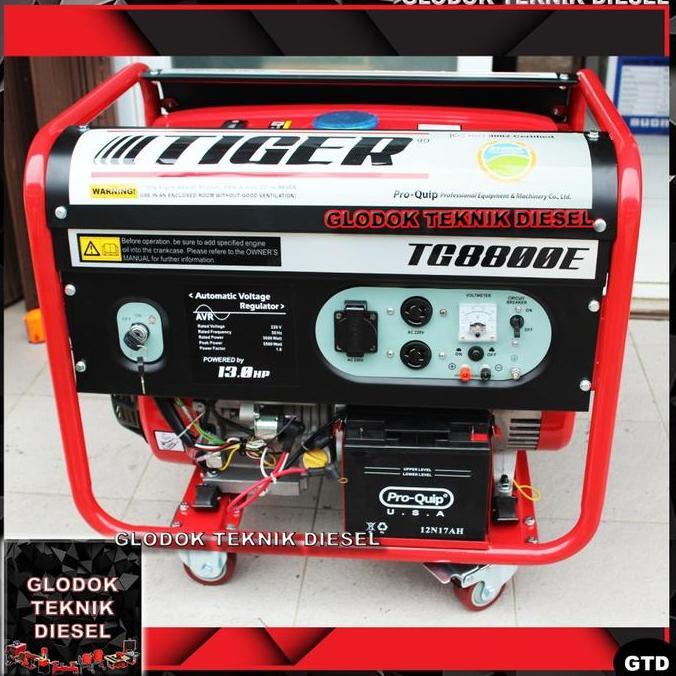 Genset Generator Bensin 5000 Watt Gasoline Generator 5000 W Kualitas Terbaik Harga Termurah