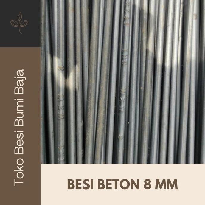 Ironbig- Besi Beton 8 Mm Polos / Besi Behel 8 Mm Polos