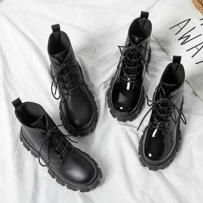 Murah  Sepatu Boots Wanita Korean Style Sepatu Boots Korea