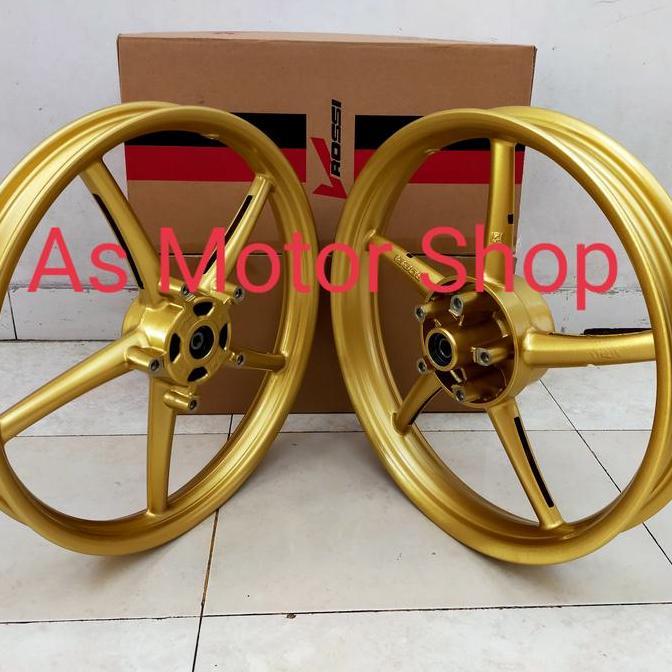 VELG RACING SET MODEL RCB MEREK ROSSI UKURAN 160 215 RING 17 MX KING