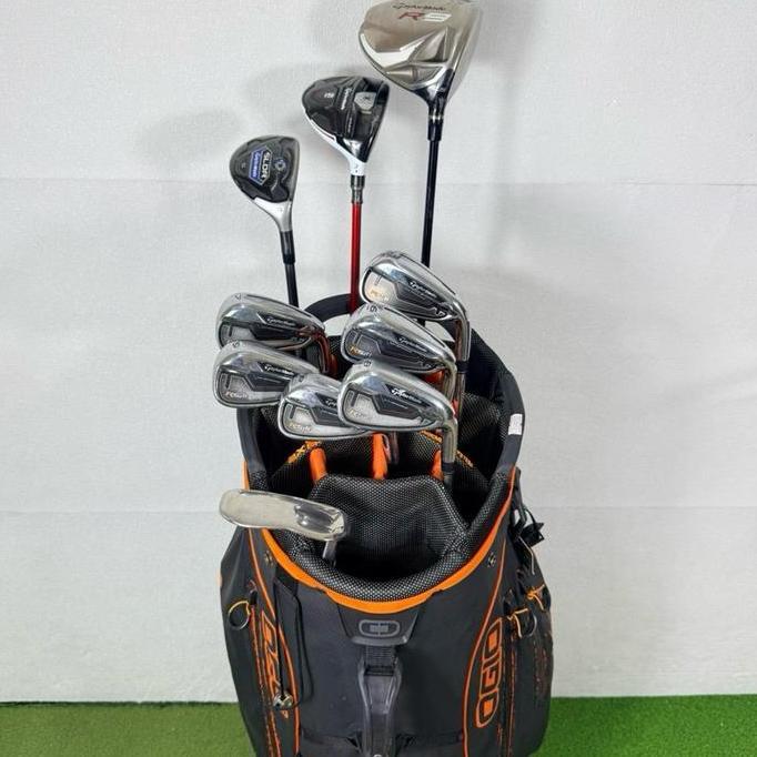 Stick Golf Man Taylormade RSi1 Shaft Steel Flek Reguler Original Lengkap Bag Golf - Set Stick Golf O