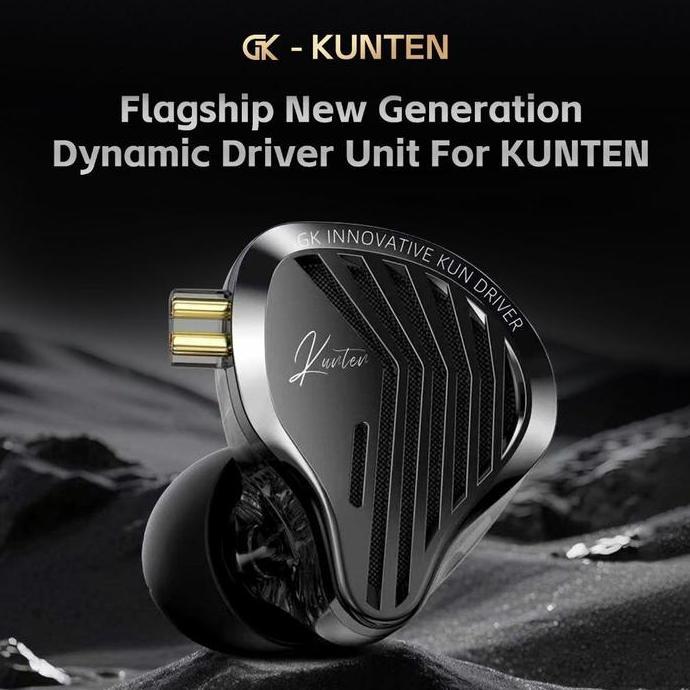 Diterium- Gk-Kunten Gk Kunten Earphone Ultra Wide Frequency Dynamic Driver Hifi Iem Earphone