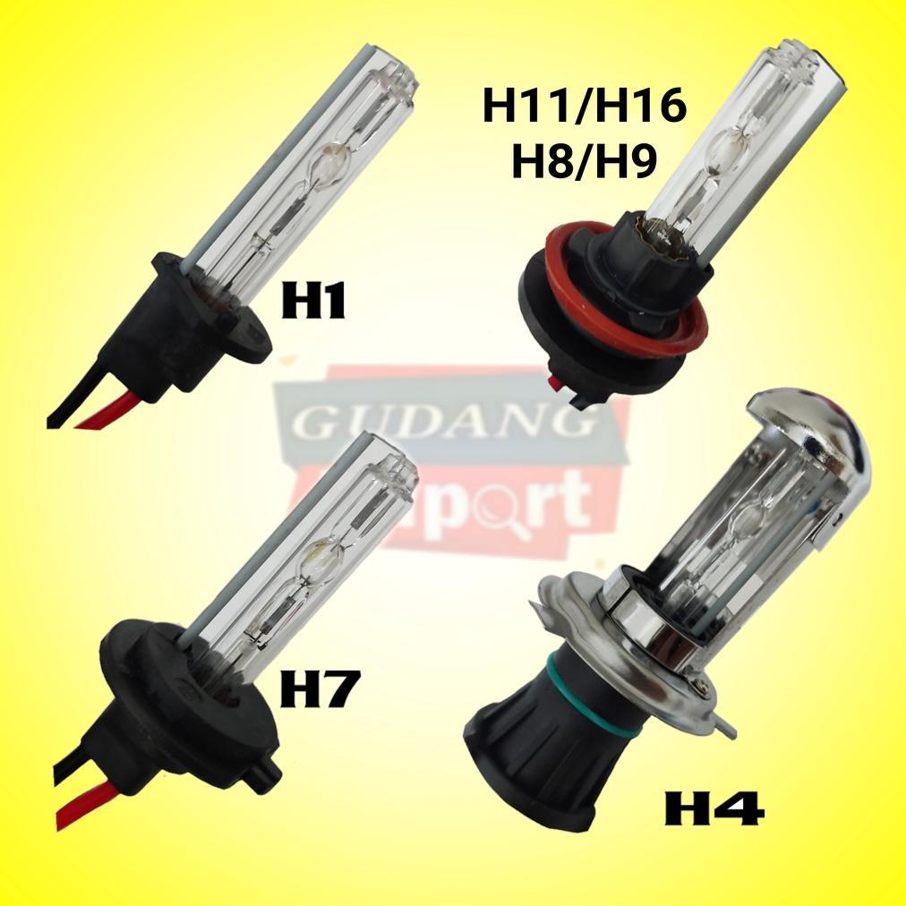 BOHLAM LAMPU HID MOBIL H4 H1 H11 H7 H16 HB3 HB4 35 WATT 55 WATT 6 PUTIH 35W 55W