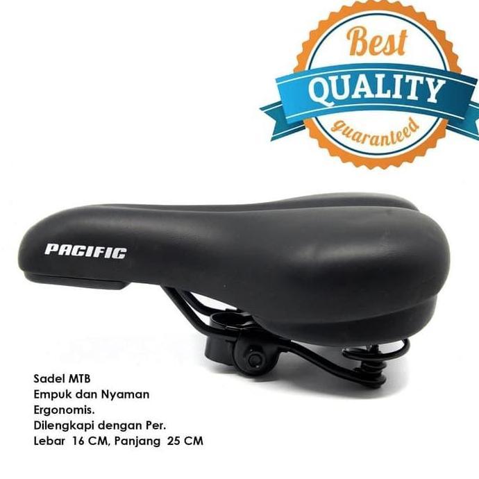 Promo Sadel Jok Sepeda MTB Gunung Pacific Per atau Pegas Diskon