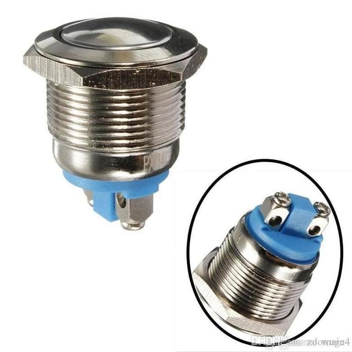 19mm Metal Push button Switch -dome button Momentary ASLI