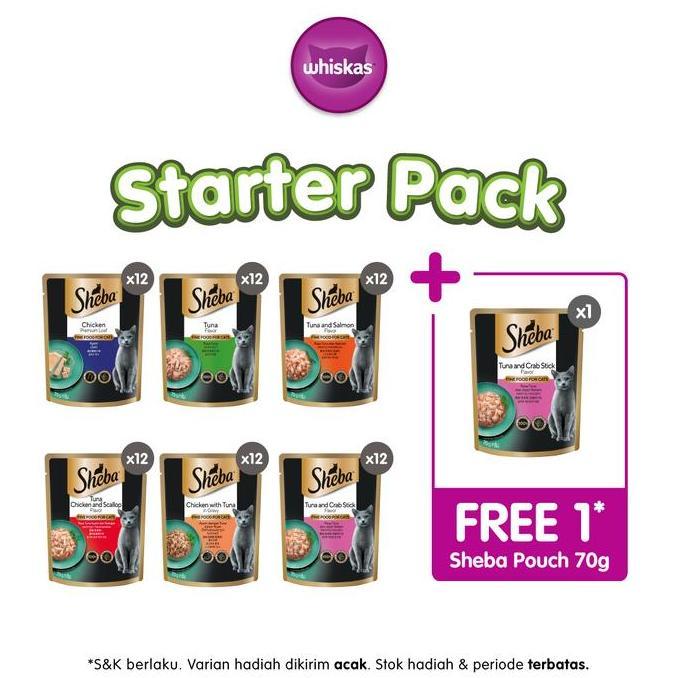TERLARIS - Sheba Pouch isi 12 -  Sheba Pouch Wet Food