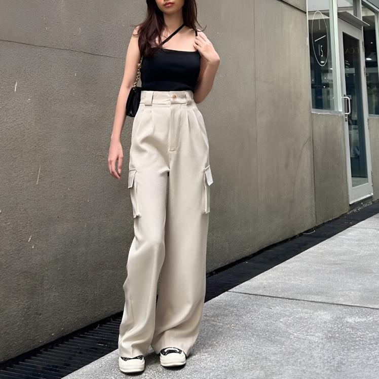 PREMIUM CELANA CARGO WANITA HIGHTWAIST PREMIUM  || CARGO PANTS WANITA || CELANA CARGO WANITA JUMBO