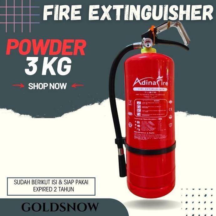 Apar pemadam 3 kg Adinafire / Apar powder 3 kg Adinafire