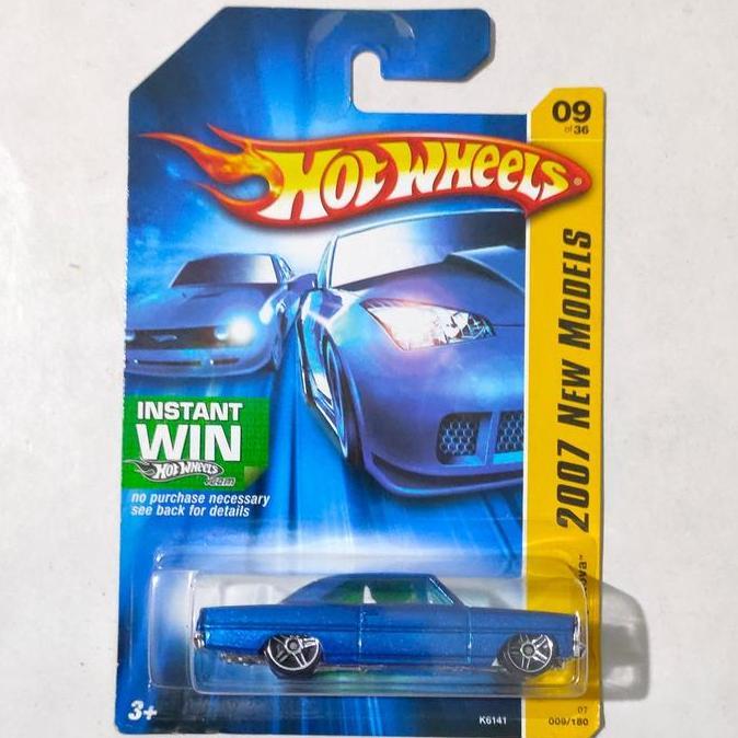 Hotwheels Hot Wheels 1966 66 67 Chevy Nova biru 2007 New Models
