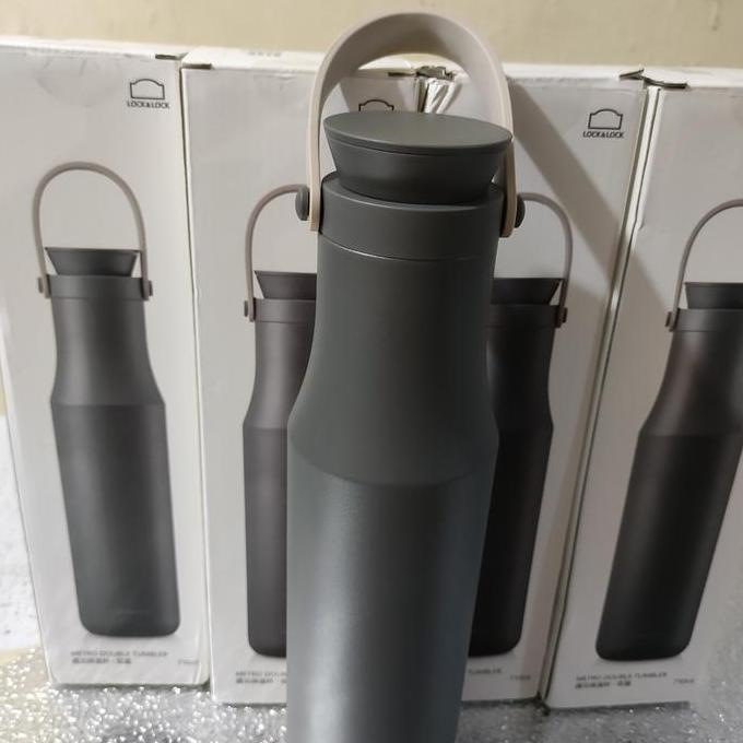 BEBAS ONGKIR - LOCK N LOCK METRO DOUBLE TUMBLER 710ML