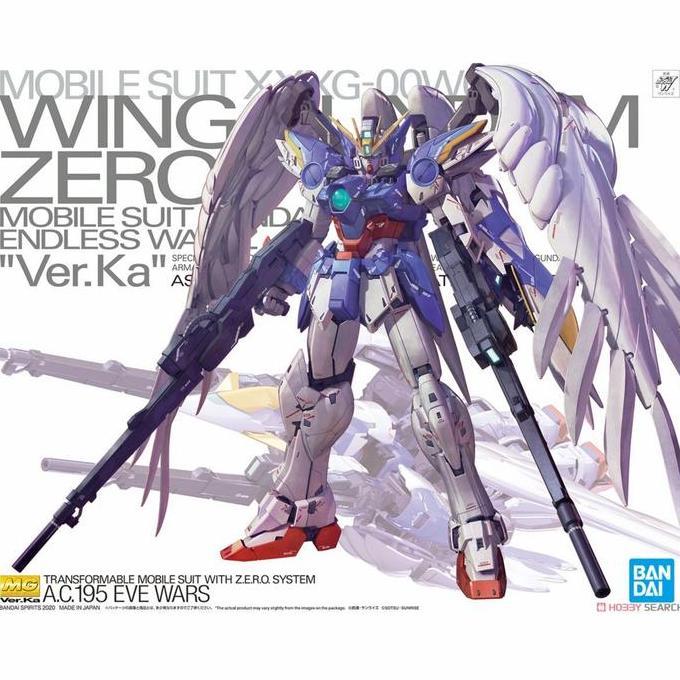 Bandai Mg 1/100 Wing Gundam Zero Ver.ka ver ka + act base
