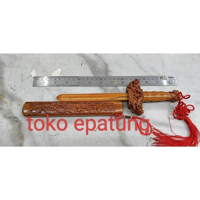 pedang naga hong - kayu - 30 cm