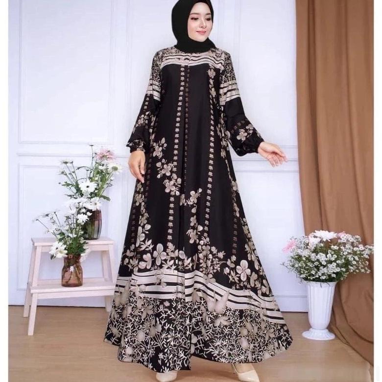 NEW Gamis SELENA HYGET MOTIF busui PALING LARIS ,Gamis hygit MURAH TERLARIS