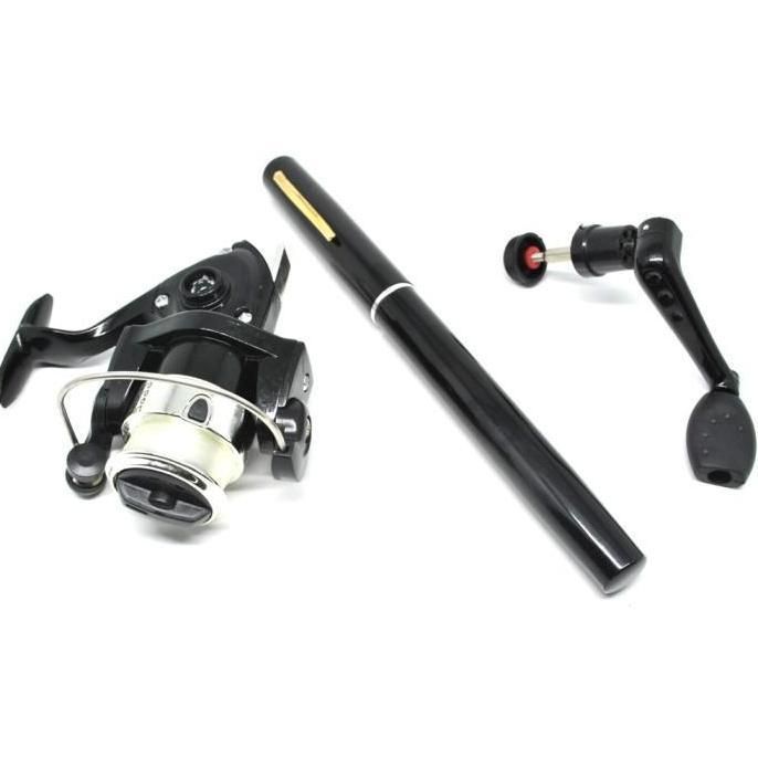 alat pancing pena set joran dan reel  / pena pancing portabel