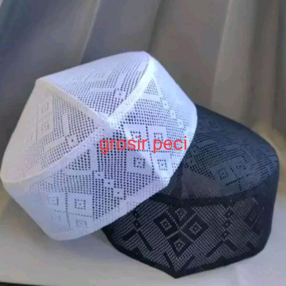 CUCI GUDANG peci jaring/aldan jaring/peci putih/hitam