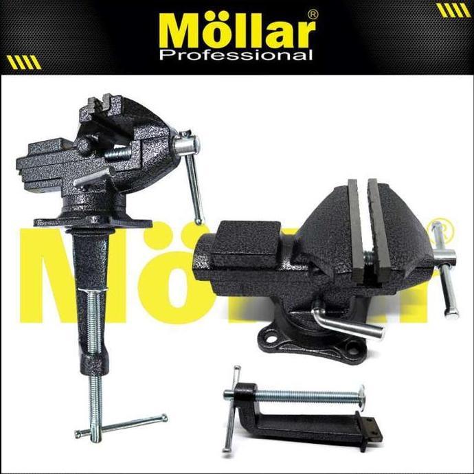 Promo BLITZ 2" Mini Bench Vice - Ragum Meja putar Diskon