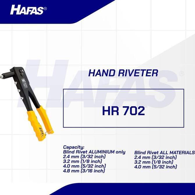 Promo Hand Riveter, Tang Rivet SRC HR-702 Diskon
