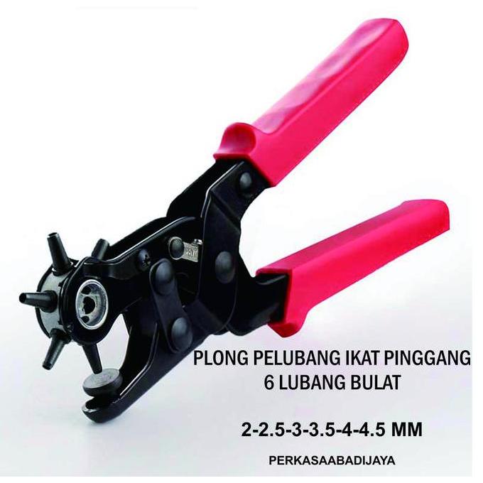 Promo Hole Puncher Tang Plong Pembuat Lubang Pembolong Sabuk Kulit, Plastik Diskon
