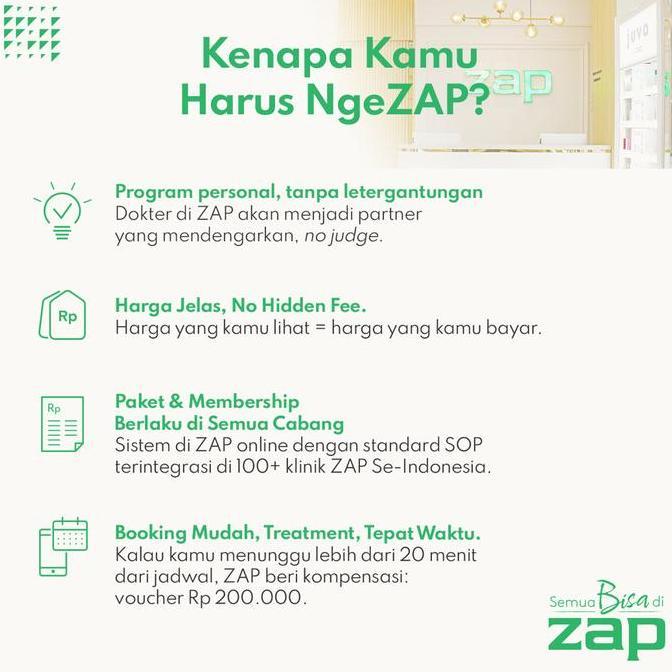 Promo Underarm Super Hair Removal + Body Rejuvenation - Zap