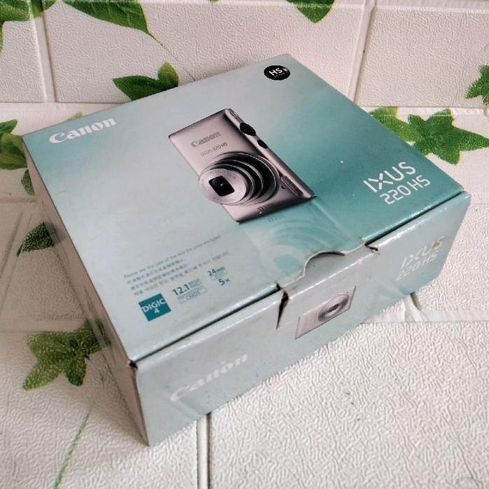 Dus Box Bekas Canon Ixus 220Hs Laik Pakai