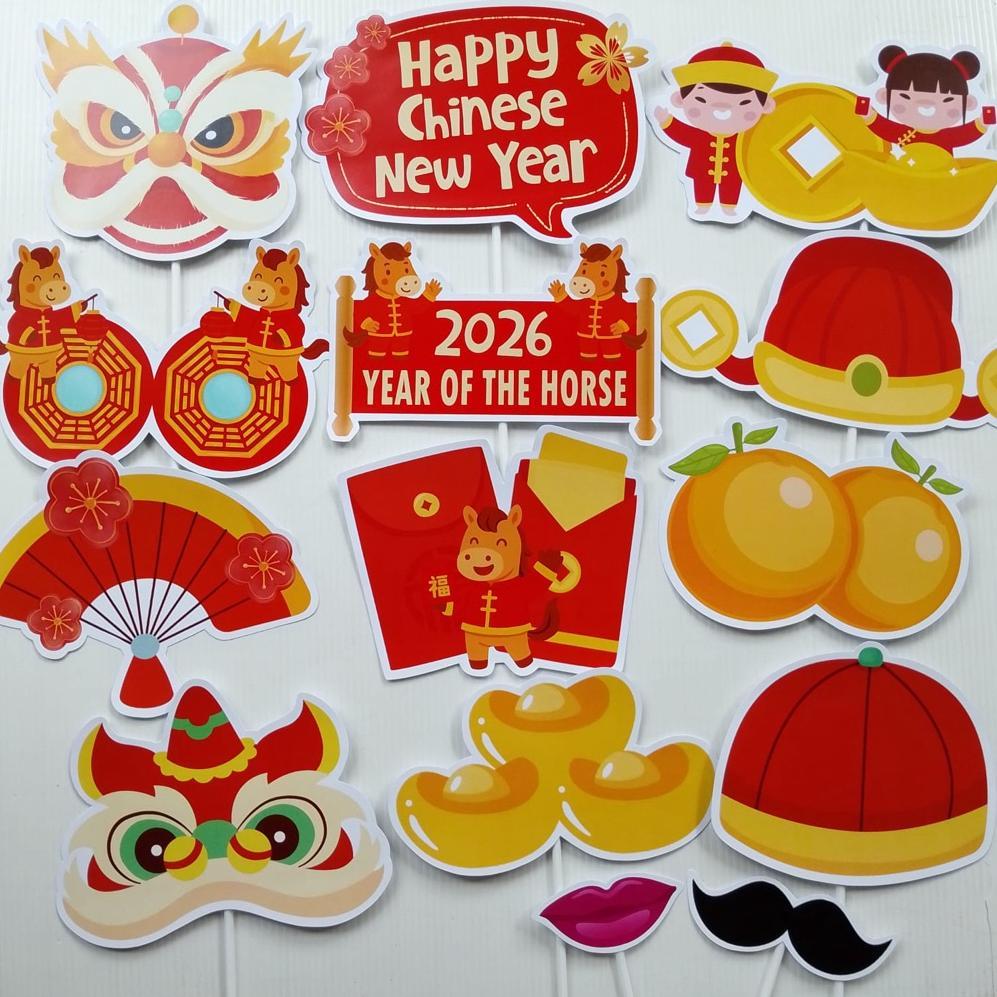 PROPS PHOTOBOOTH IMLEK CHINESE NEW YEAR HIASAN IMLEK PROPS PHOTOBOOTH