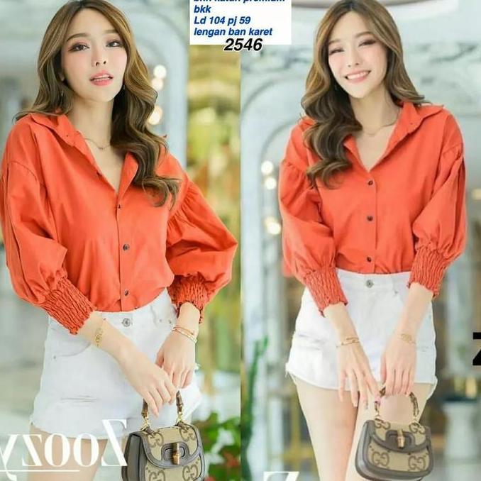 CLOTHINGICON BLOUSE KEMEJA LENGAN BALON BALLOON BKK BANGKOK IMPORT SS