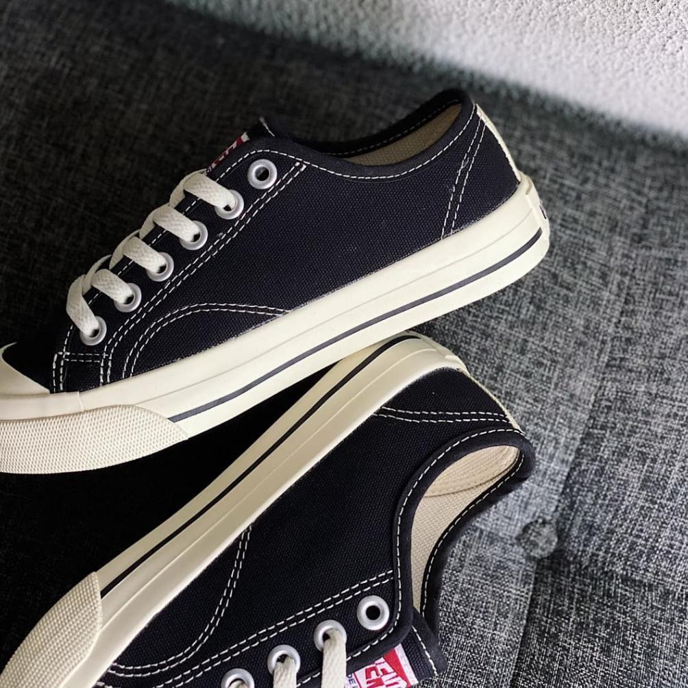 NEW PRODUCT (Bonus Kaos Kaki)Sepatu Ventela Besic Low Black Natural / Sepatu Sneakers Pria Wanita / 