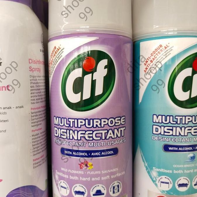 Cif multipurpose disinfectan spray wid flowers 400ml