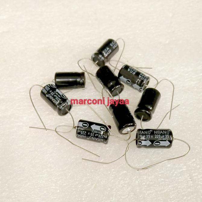 kapasitor 220uf 35volt axial TERBARU
