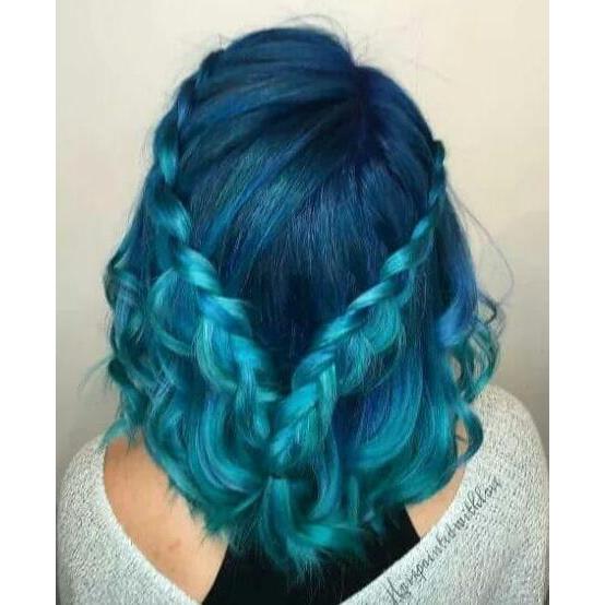 Haircare- Colore Fresco - Pewarna Rambut Cat Rambut Biru Hijau Tosca