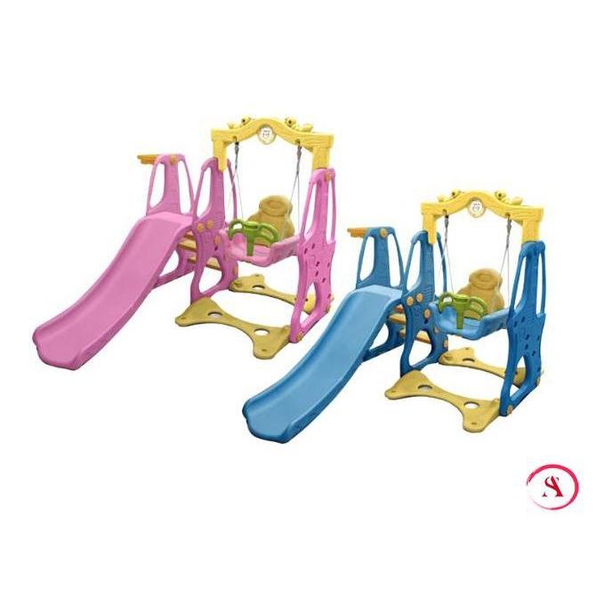 Mainan Anak Perosotan Dan Ayunan Set