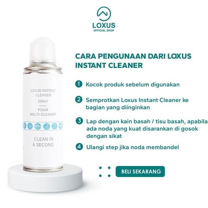 PAKET LOXUS T cleaner pembersih sepatu tas dinding 200ml dan 400ml