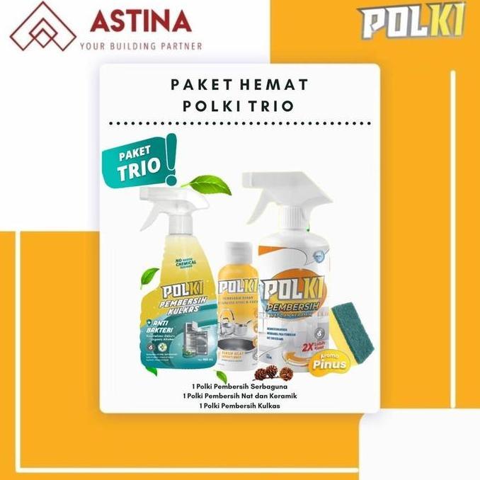 [NSBL] [PAKET HEMAT POLKI TRIO] Polki Pembersih Kerak, Polki Pembersih