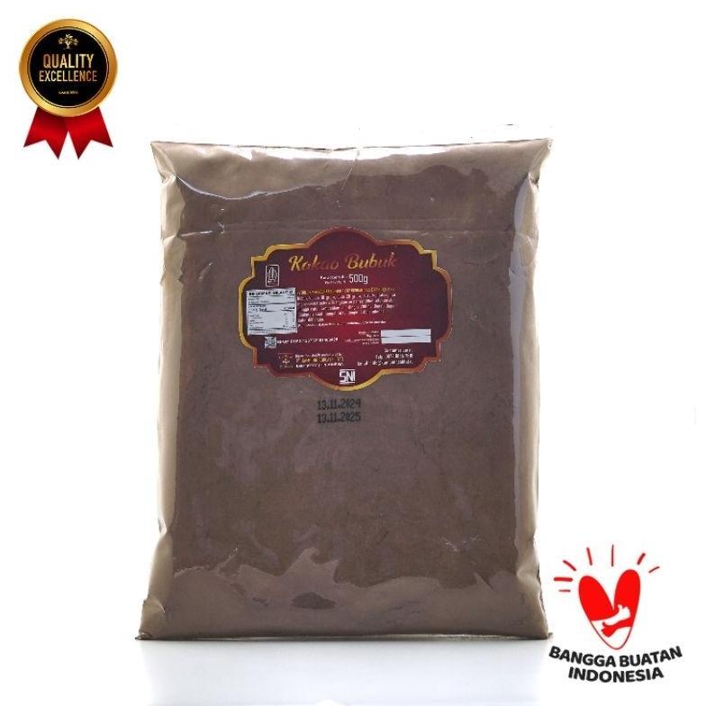 [CAQUEEN] COKELAT BUBUK MURNI 500 GRAM (KAKAO BUBUK) - KAMPUNG COKLAT