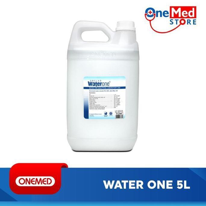 NEW WATER ONE - PEMBERSIH WATER ONE ONEMED 5LITER