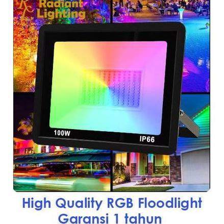 Lampu Sorot RGB Outdoor Floodlight LED Tembak Warna Warni