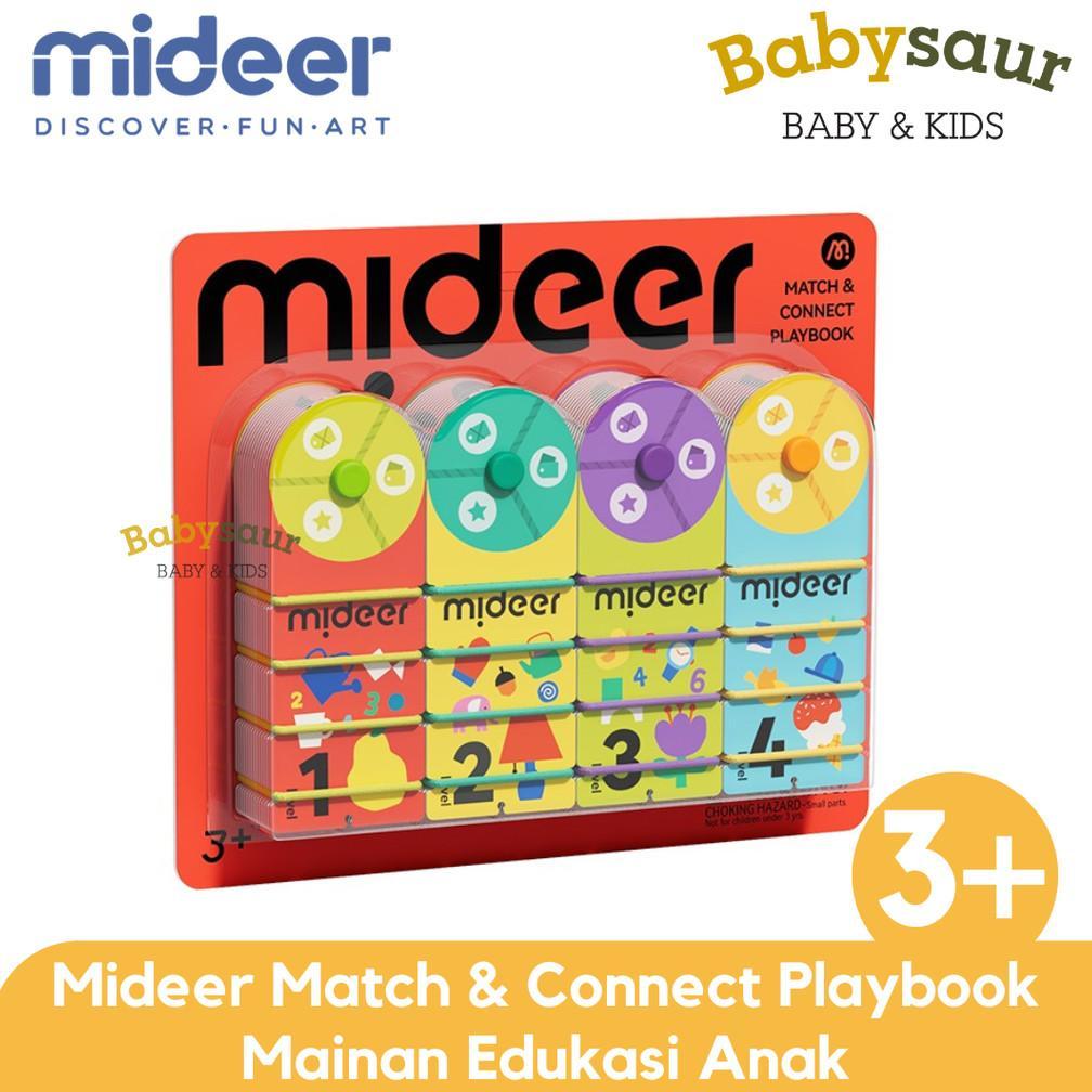 [BQD] Mideer Match and Connect Playbook Mainan Edukasi Early Education Toys Anak Laki Laki Perempuan